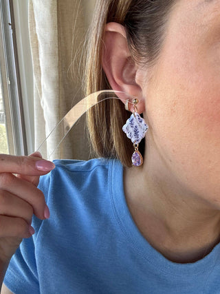 Lavender Statement Earring *BEST SELLER*
