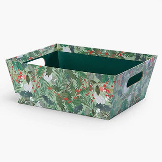 Wide Base Print Market Trays: Holiday Berries X-Large 9.5x12"