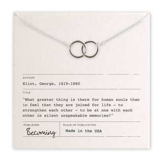 Joined for Life Necklace: Gold Fill
