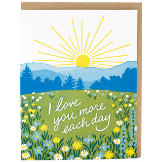 Glorious Sunrise Love Card
