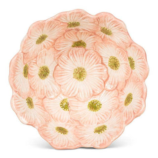Large Flower Bloom Bowl-Pink-6"D