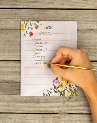 Wildflower Botanicals Floral Notepad