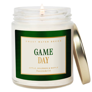 Game Day 9 oz Soy Candle, Green - Sports Gifts