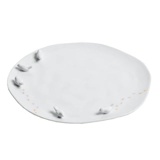 Porcelain Stories Decorative Plate with Birds: Birds Plate 5.5"