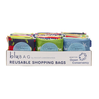 STRAWBERRIES blu Bag Reusable Shopper Tote