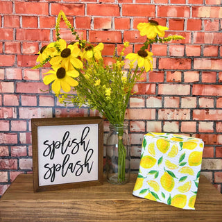 Ripe Lemon Waffle Bar Washcloths - Kitchen Gadget