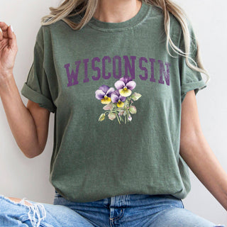 Wisconsin State Flower T-shirt: Ivory / Small
