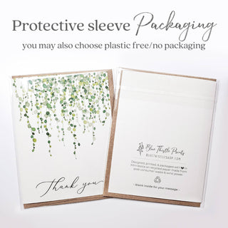 Autumn Pumpkin Greeting Card, Happy Halloween, Thanksgiving: Pumpkin Envelopes / Clear Protective Sleeves