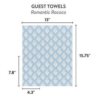 Romantic Rococo Guest Towels