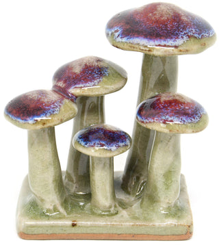 SRI173EFFG Cluster Of Mushrooms Green & Purple Effect