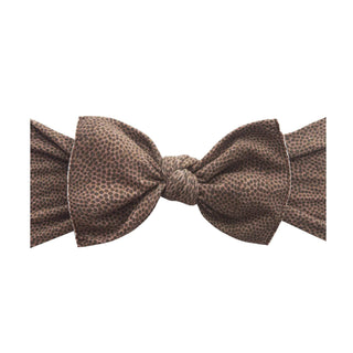 Baby Bling® Printed Knot soft nylon headband: Pink Rose
