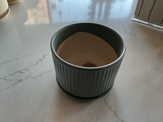 5.5” green Ceramic Pot