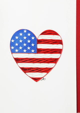 #726 Heart Flag