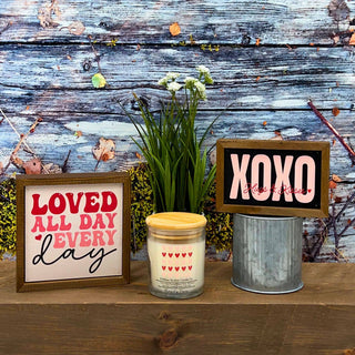 Heart Love Valentine's Clear Candle - Valentines Gifts: Sweethearts