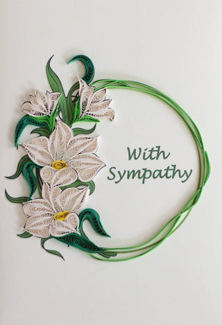 Sympathy - White Orchids