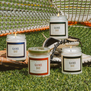 Game Day 9 oz Soy Candle, Green - Sports Gifts
