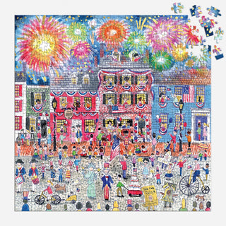 Celebrate The USA 500 Piece Foil Puzzle. Michael Storrings