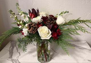 Winter Arrangement (vase or hand wrap)