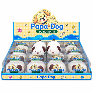 12PCS - ASMR Crunchy Cute Dog Crunching Sound Squeeze Squishy Stress Relief Toy