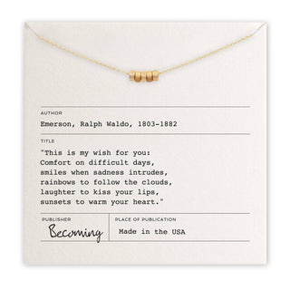 My Wish For You Necklace: Sterling Silver