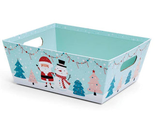 Wide Base Print Market Trays: Black & White / 1 Pack / Large 7.25x9.25"