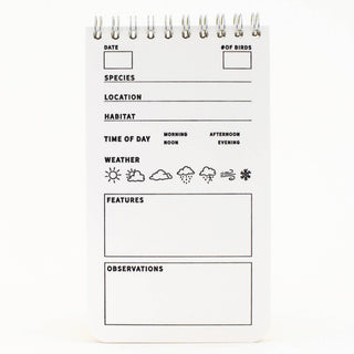 A Pocket Log for Birders