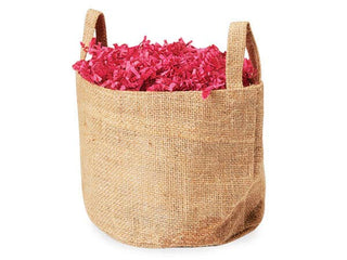 Burlap Basket & Plant Containers: Burlap Round / 12 Pack / Small 4.5"