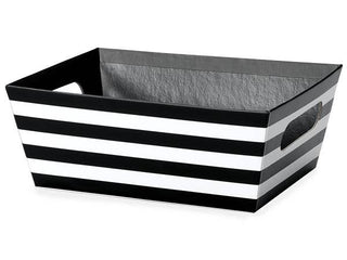 Wide Base Print Market Trays: Black & White / 1 Pack / Large 7.25x9.25"