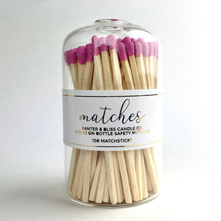 Modern Matchstick Bottle with Striker · 100 Long Safet: Yellow