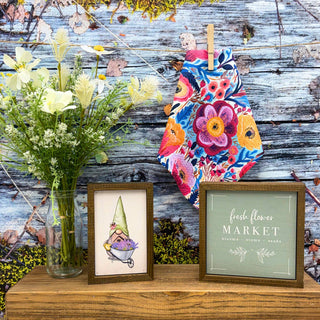 Summer Blooming Flowers Waffle Washcloths - Home Decor