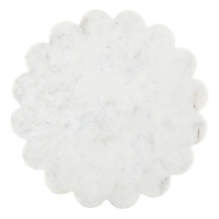 Scalloped Marble Tray