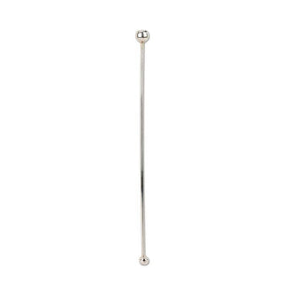 Silver Ball Swizzle Stick-7.5"L