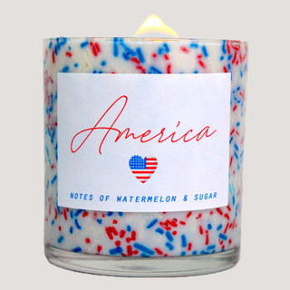 America Candle - Fourth of July
