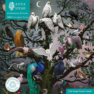 Adult Sustainable Jigsaw Puzzle Anna Stead: Parliament of Fowls by: Jigsaw; 1 pages / English
