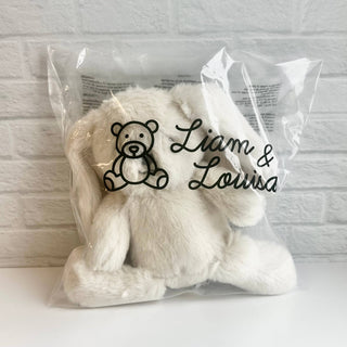 Bea Bunny - Classic Plush Weighted White Baby Toy