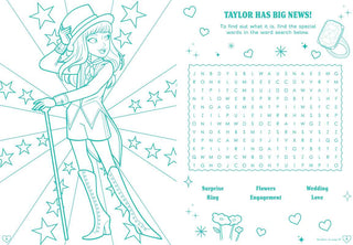 Taylor Swift Friends Forever Coloring & Activity Book with Friendship Bracelet Kit by Delaney Foerster: Paperback; 48 pages / English