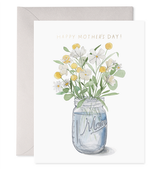 Mason Jar Mom Mother's Day Greeting Card