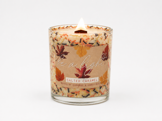 Salted Caramel Sprinkle Fall Scented Soy Candle