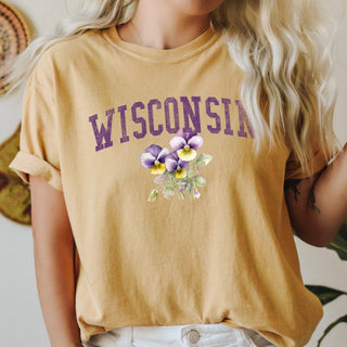 Wisconsin State Flower T-shirt: Ivory / XL