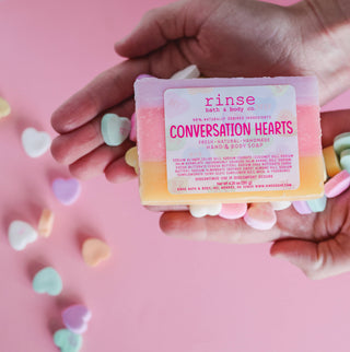 Valentine's Soap - Conversation Hearts | Natural Bar Soap