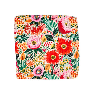Summer Tropical Flowers Waffle Washcloths - Home Decor