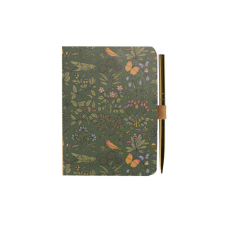 Notebook with Pen Voysey Apothecary Botanical Garden