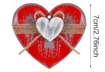 3" Wooden Valentine's Heart