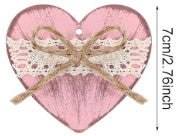 3" Wooden Valentine's Heart