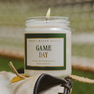 Game Day 9 oz Soy Candle, Green - Sports Gifts