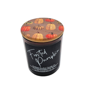Gray Pumpkin Fall Decor Candles - Soy Wax Candle: Autumn Orchard