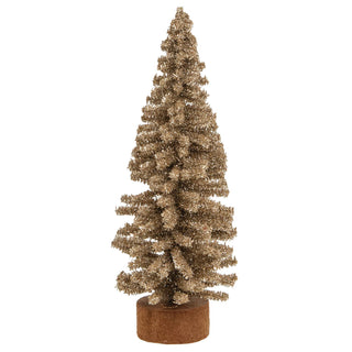 Champagne Gleam Bristle Tree - 8"