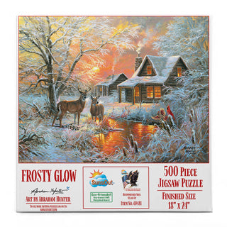 5084 Frosty Glow 500 pc Puzzle