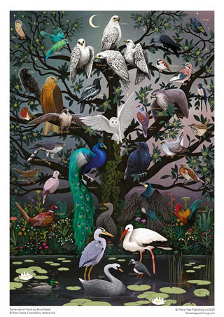 Adult Sustainable Jigsaw Puzzle Anna Stead: Parliament of Fowls by: Jigsaw; 1 pages / English
