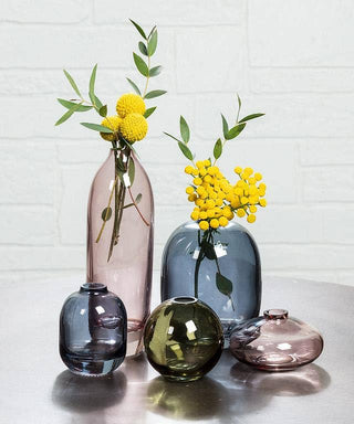 Tall Bud Vase-Dark Rose-7.5"H